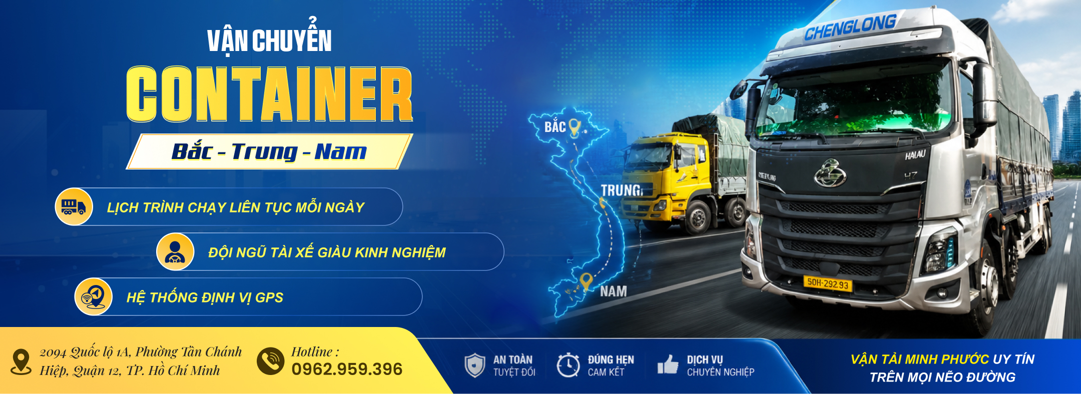 VẬN CHUYỂN CONTAINER BẮC - TRUNG - NAM